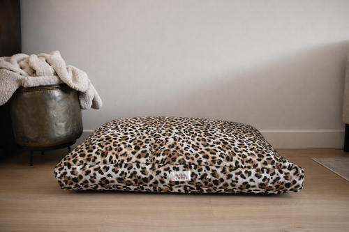 Cooper - hondenkussen met luipaardprint