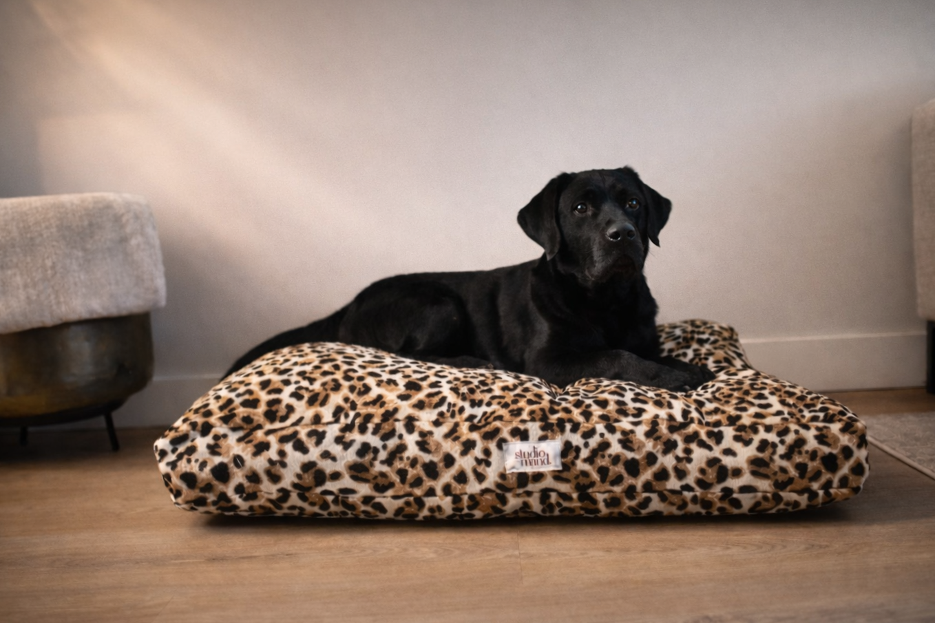 Cooper - hondenkussen met luipaardprint