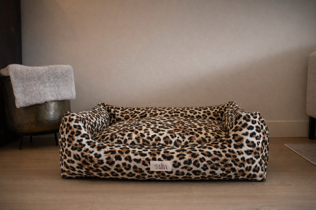 Cooper - hondenmand met luipaardprint